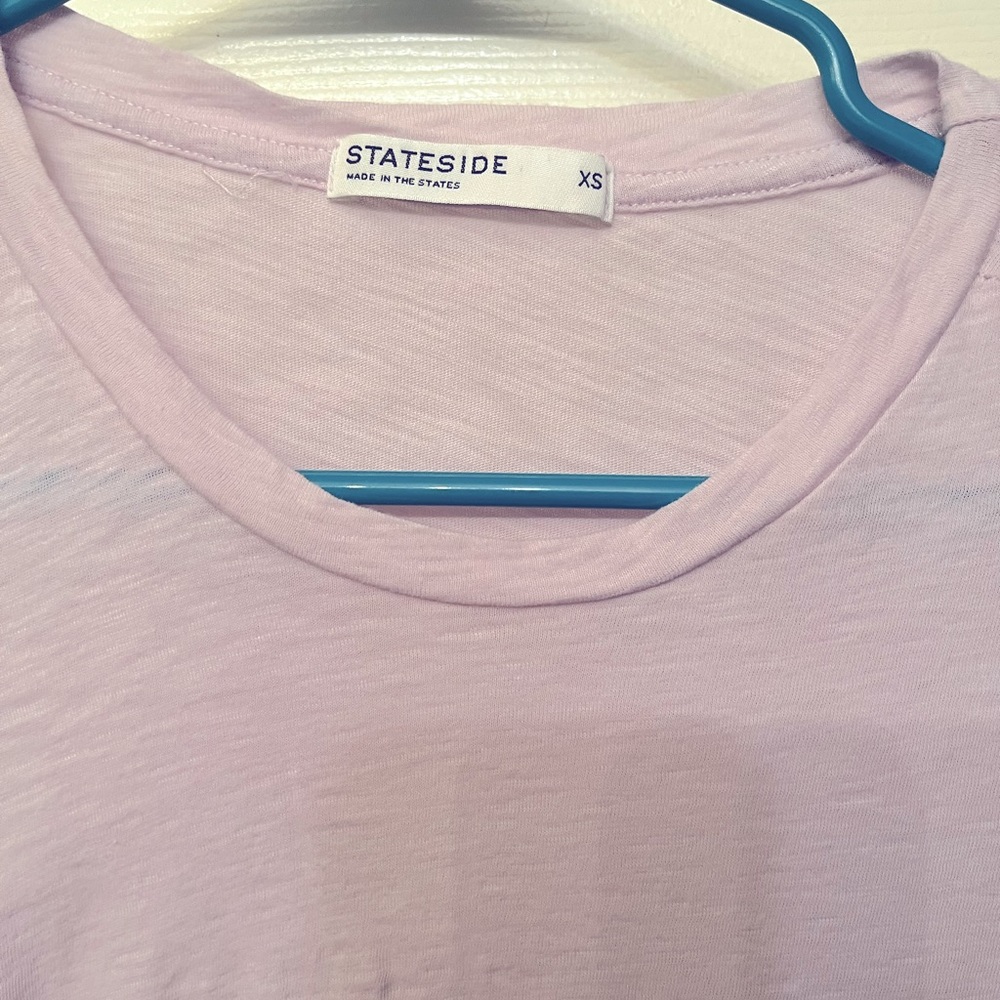 Stateside Lavender Basic Tee - image 4